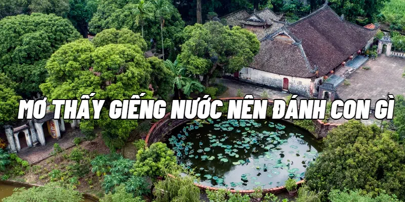 Mơ thấy giếng nước nên đánh con gì